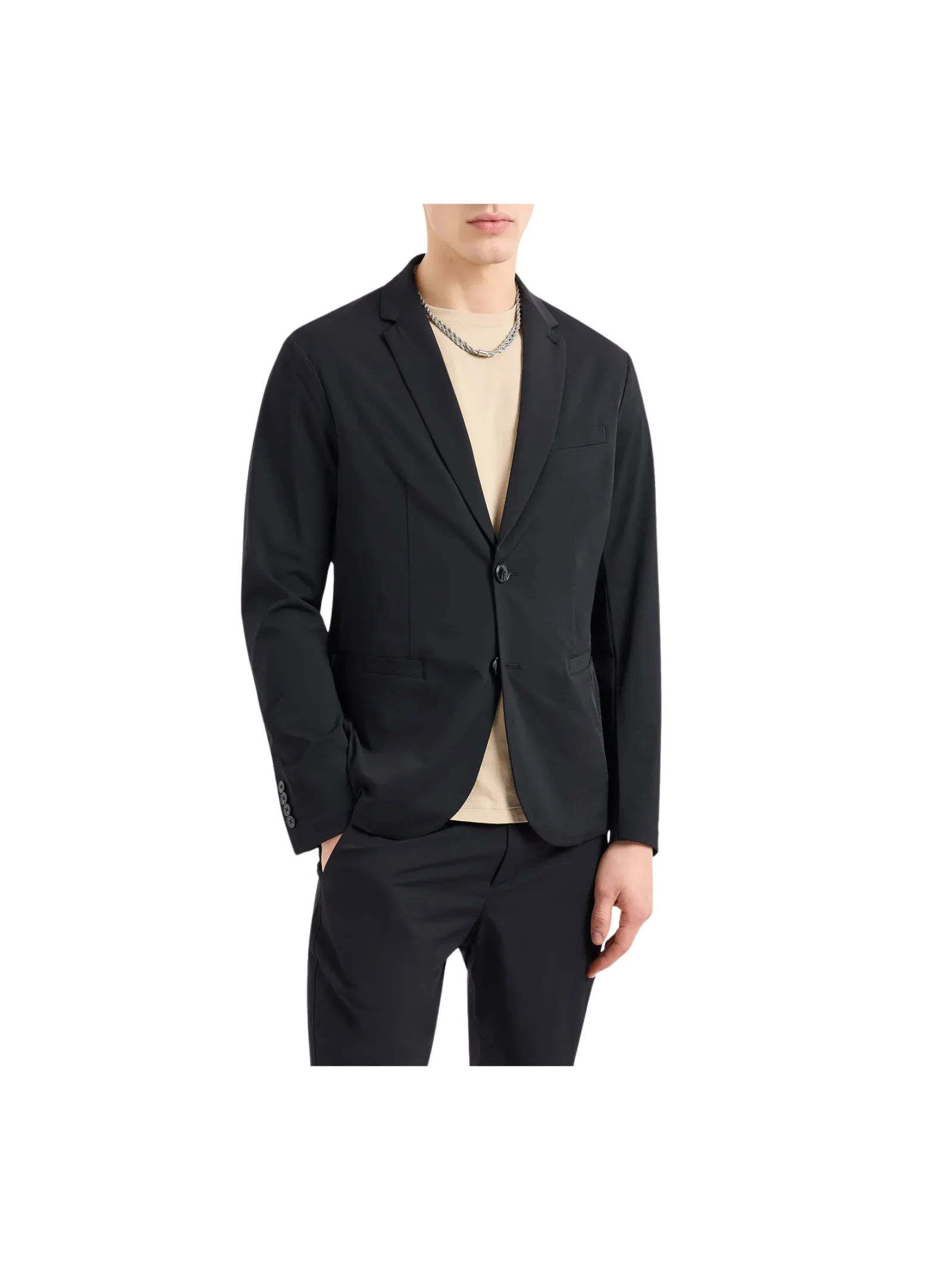 Giacca casual nera - Image 2