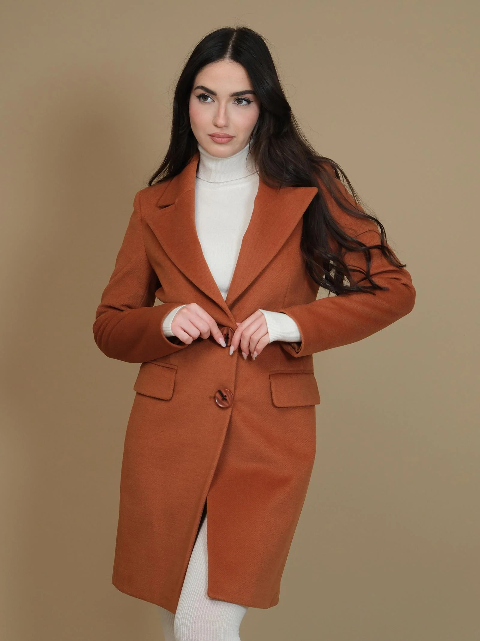 Cappotto corto monopetto Armoire Antonella coccio