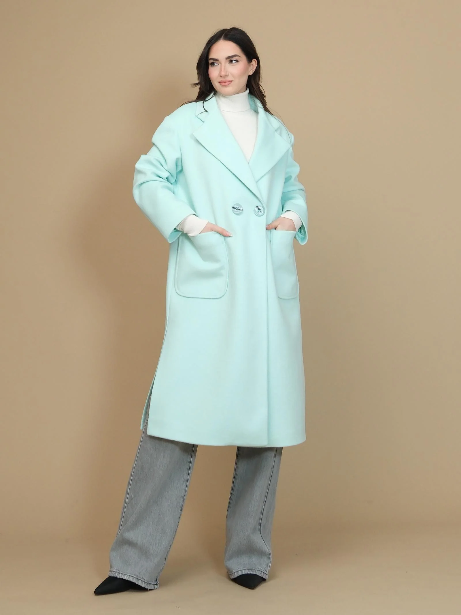 Cappotto "gianna" Armoire verde acqua