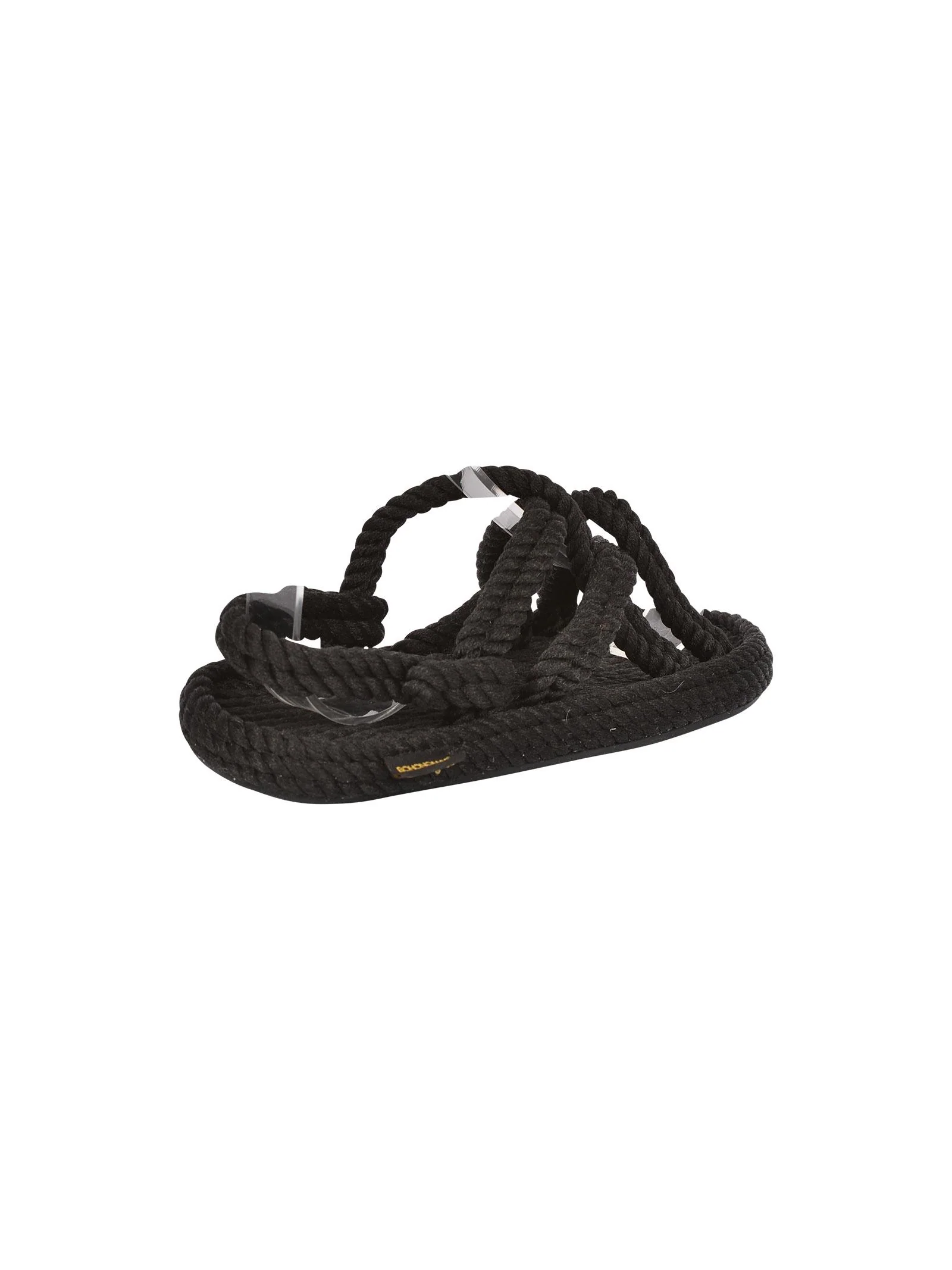 Sandali Bodrum nero in corda - Image 3