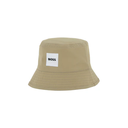 Cappello Boss double face beige e bianco