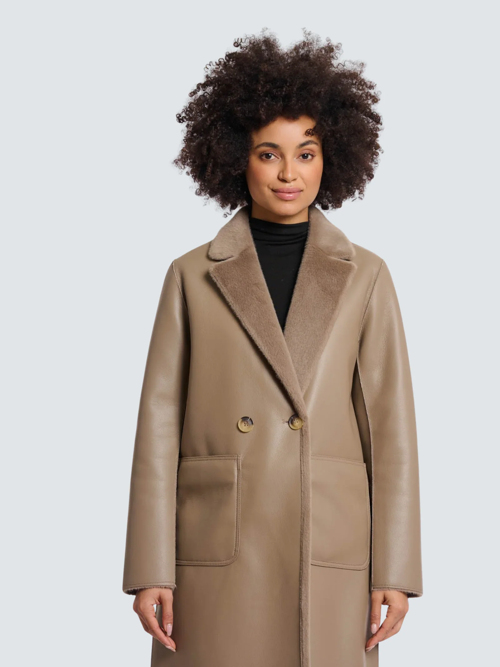 Cappotto "Ivon reversible coat" Rino & Pelle marrone