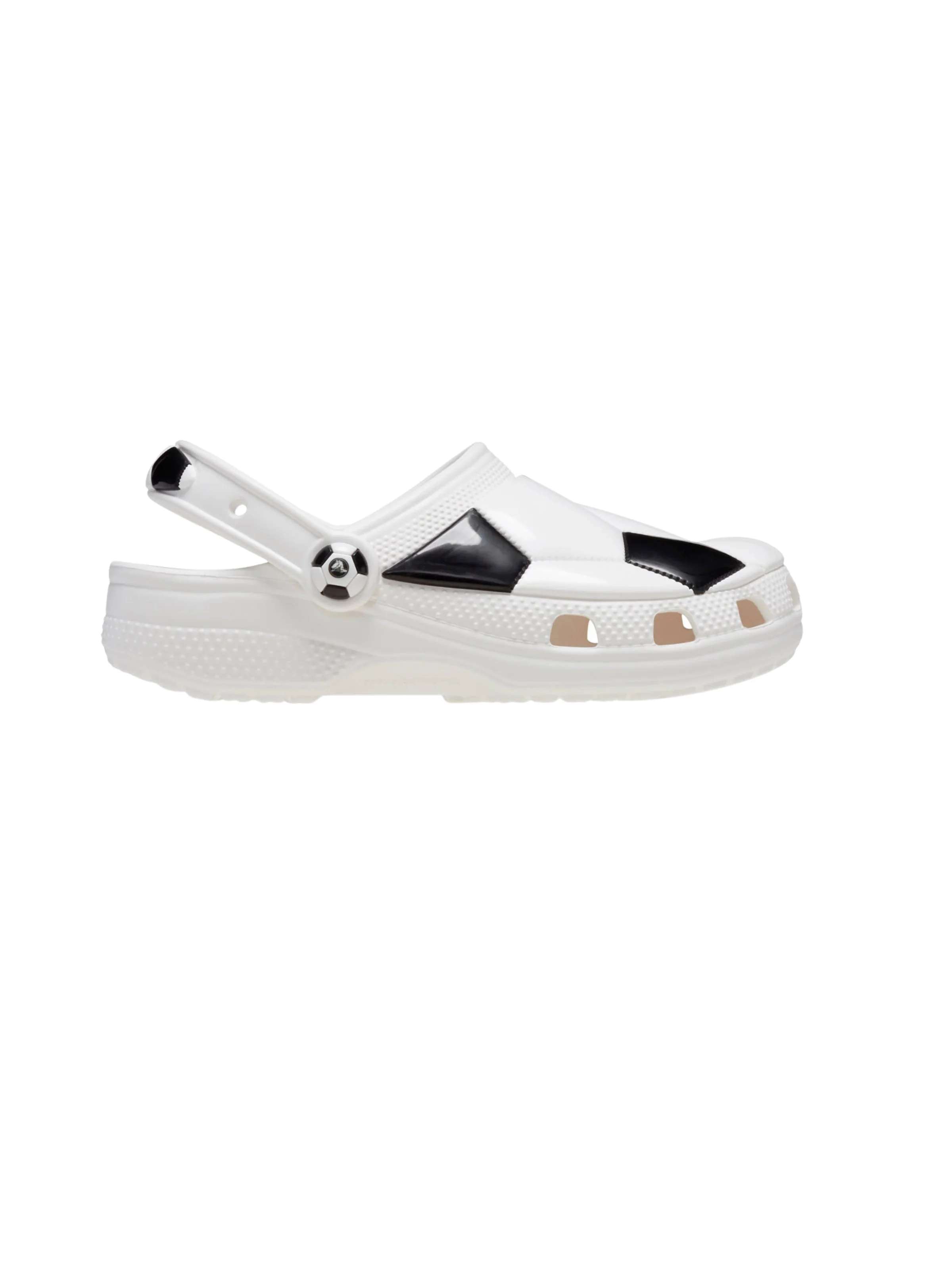 Ciabatte "Classic Soccer Ball Clog T" Crocs bianche