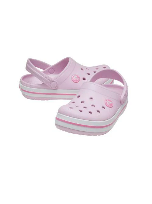 Ciabatte "Crocband Clog T" Crocs rosa con bande a contrasto - Image 4