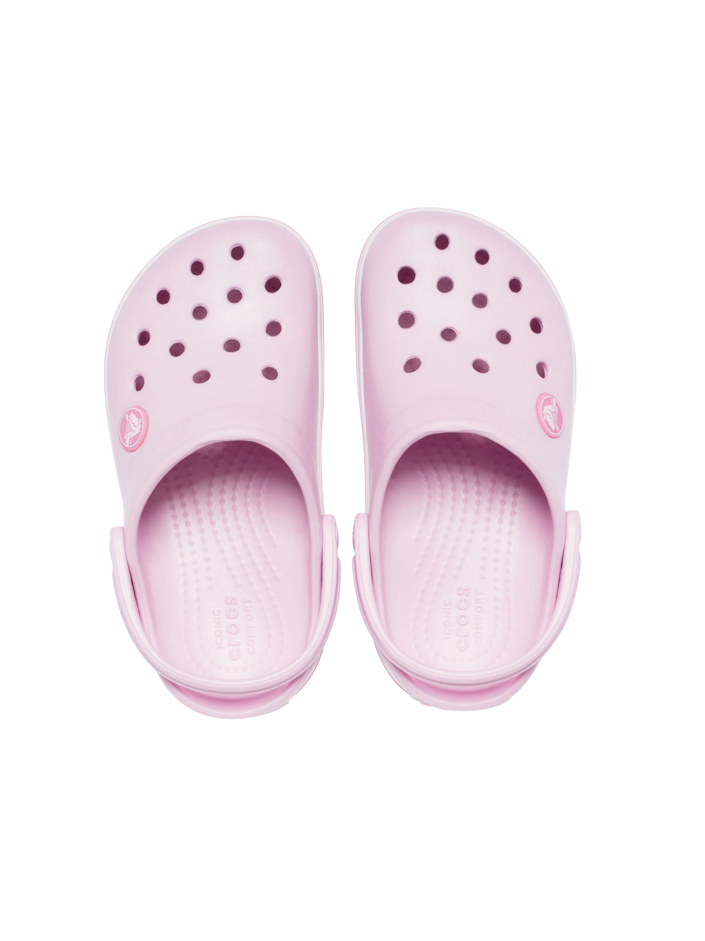 Ciabatte "Crocband Clog T" Crocs rosa con bande a contrasto - Image 7