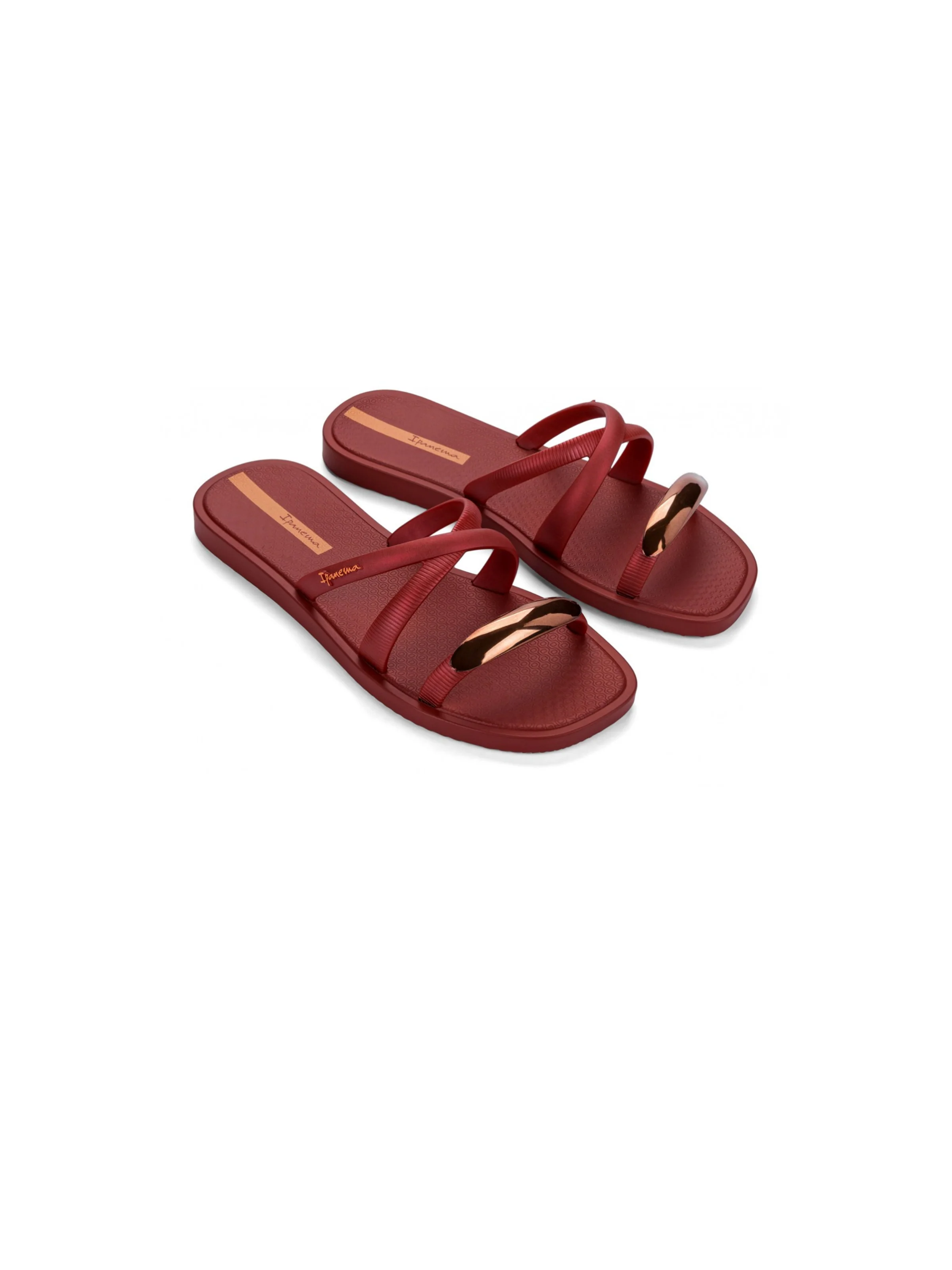 Ciabatte "Metal Chic Slide" Ipanema borgogna