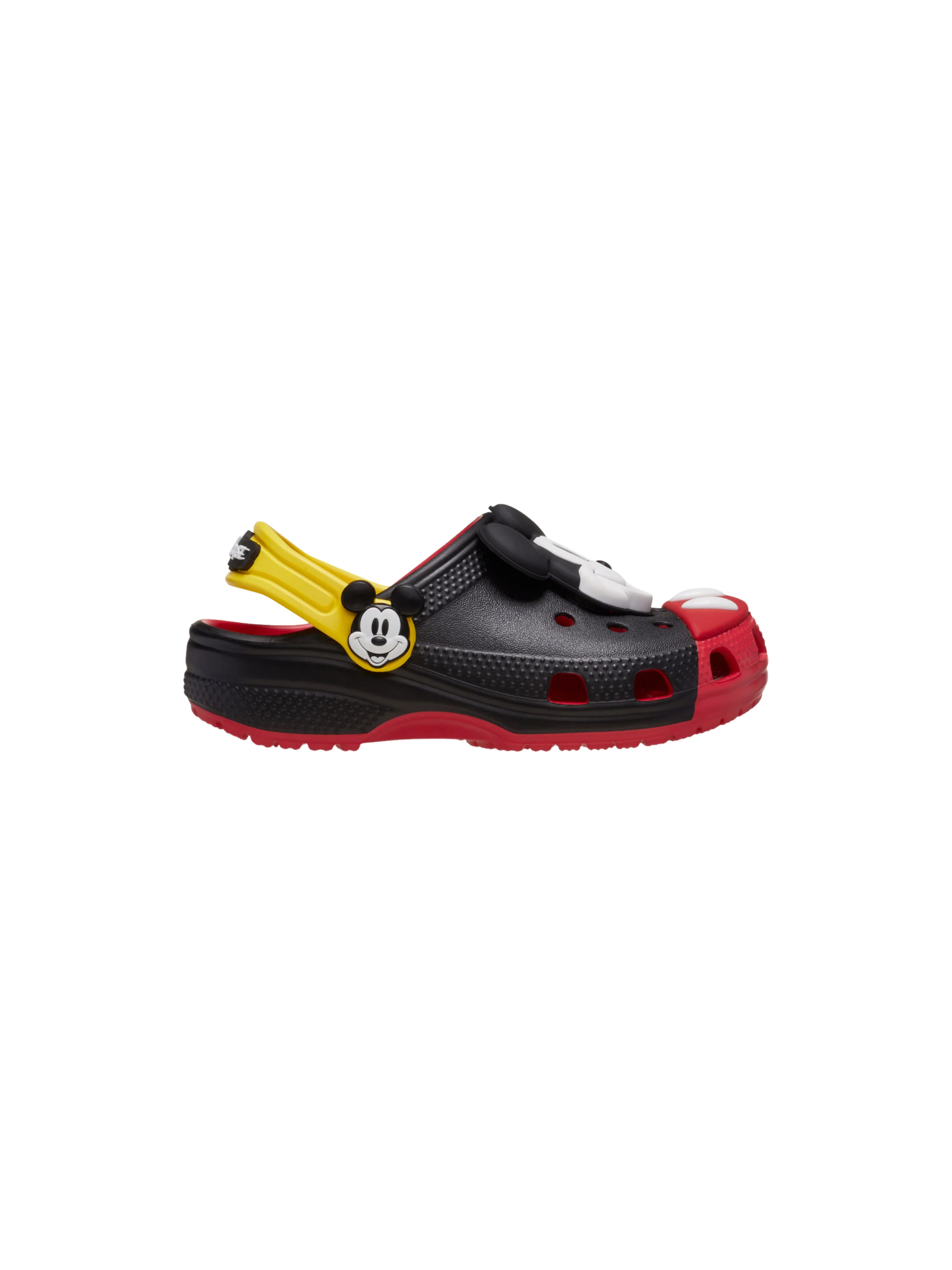 Ciabatte "Mickey Mouse Classic Clog K" Crocs nere e rosse