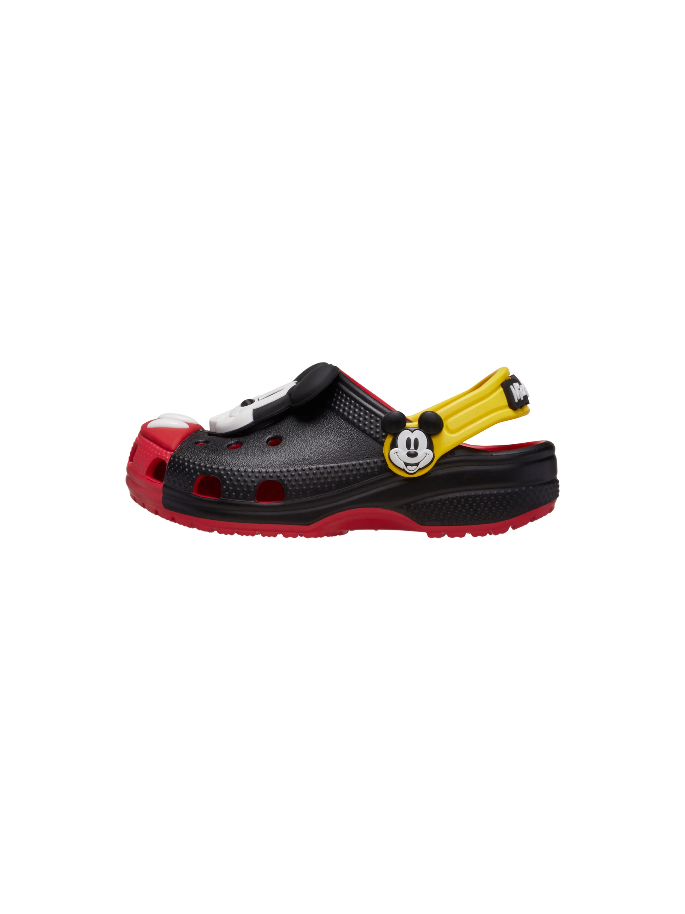Ciabatte "Mickey Mouse Classic Clog K" Crocs nere e rosse - Image 5