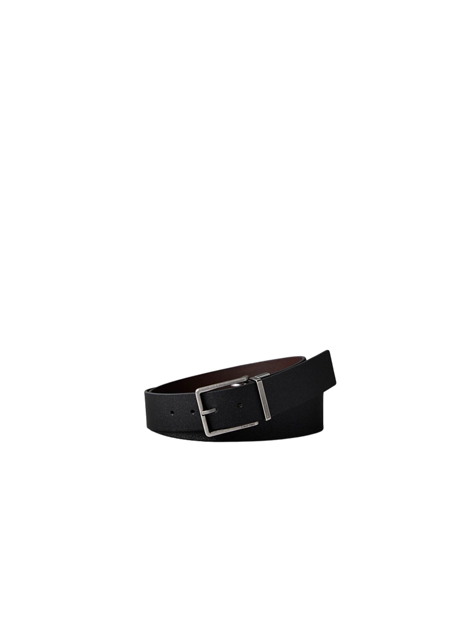 Cintura double-face Calvin Klein nera e marrone