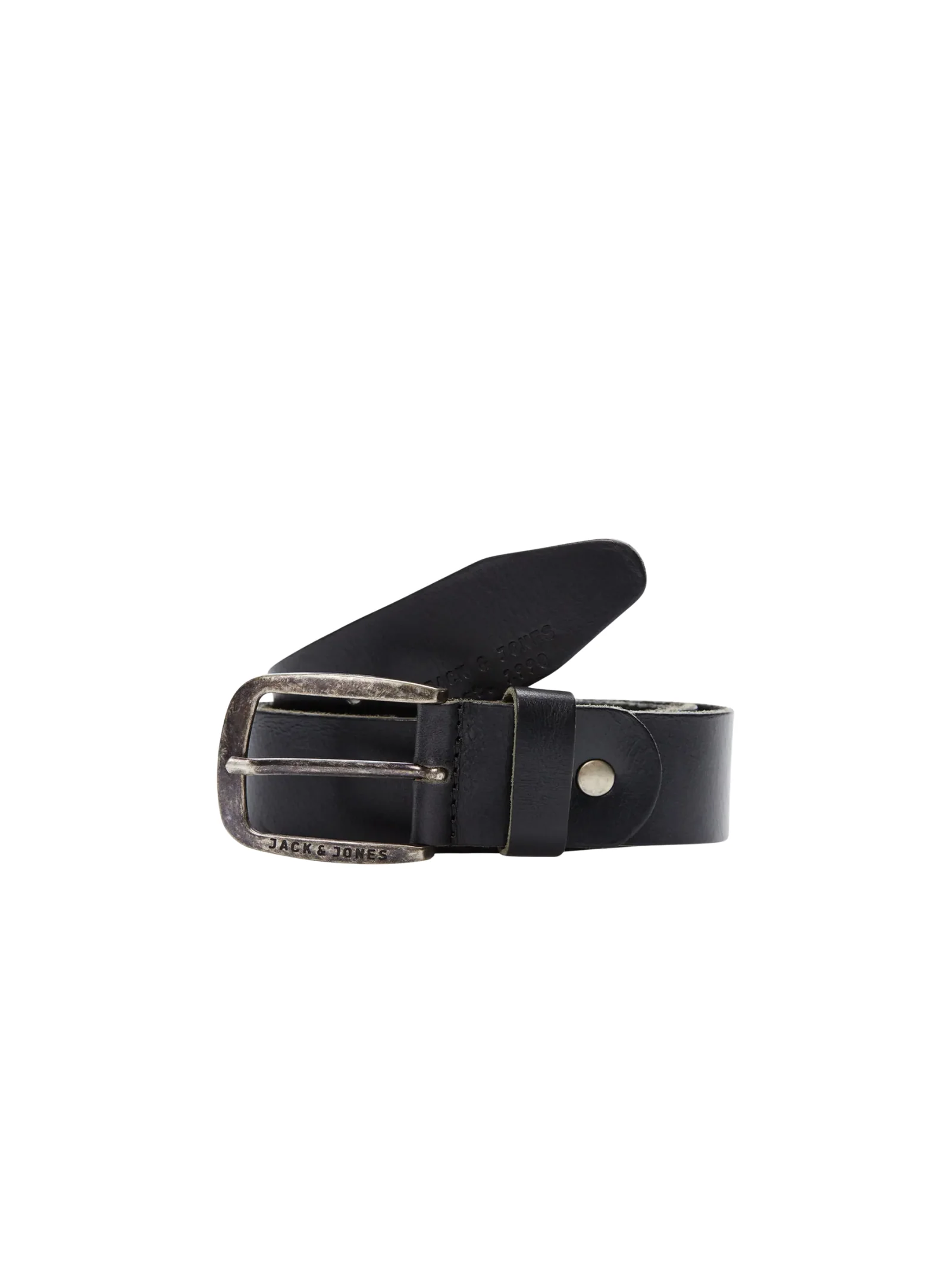 Cintura Jack & Jones nera con fibbia