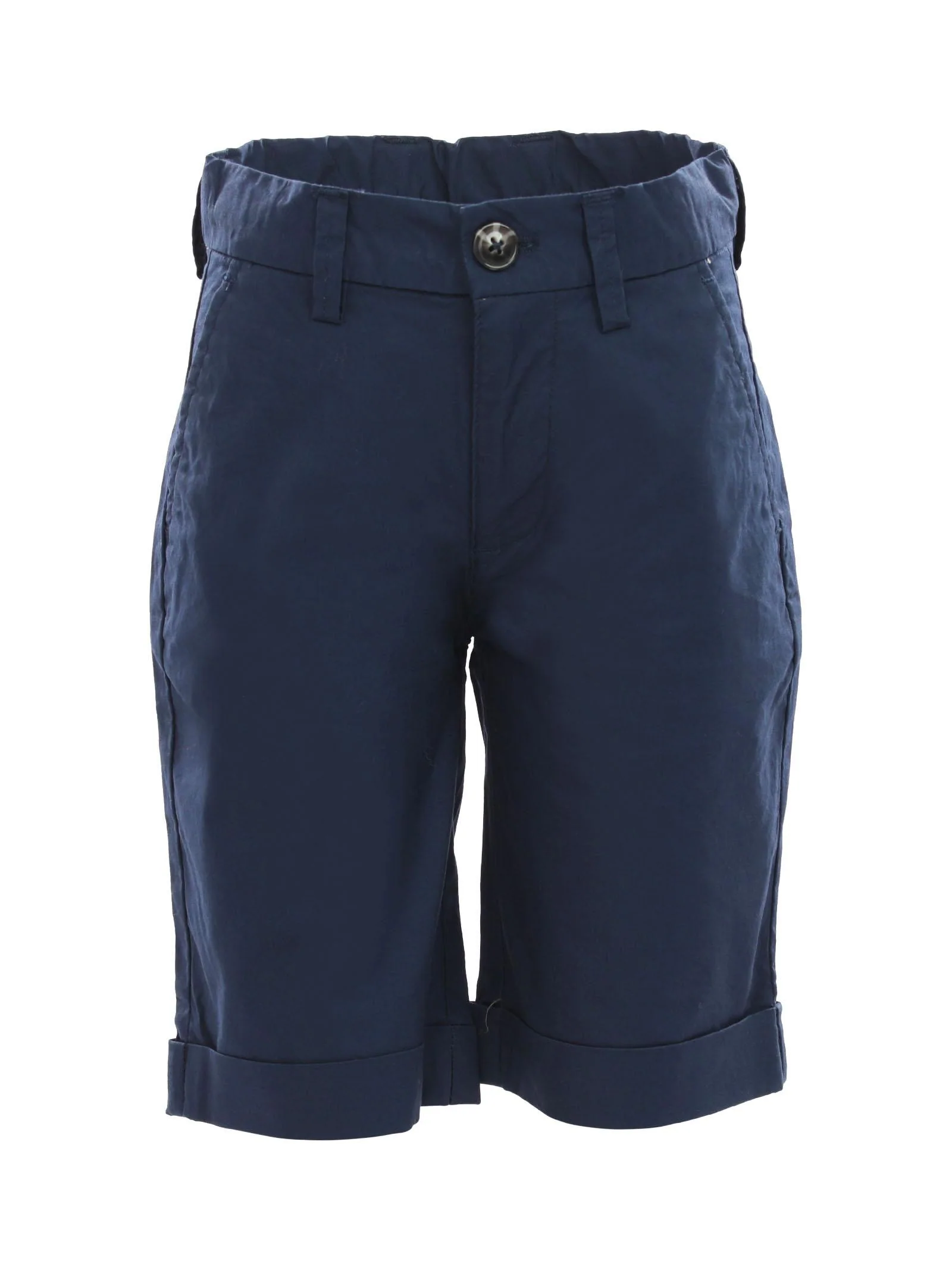 Bermuda in cotone blu navy