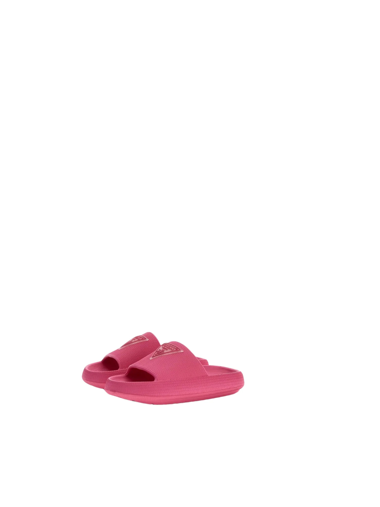 Ciabatte Guess rosa fucsia con logo su fascia - Image 3