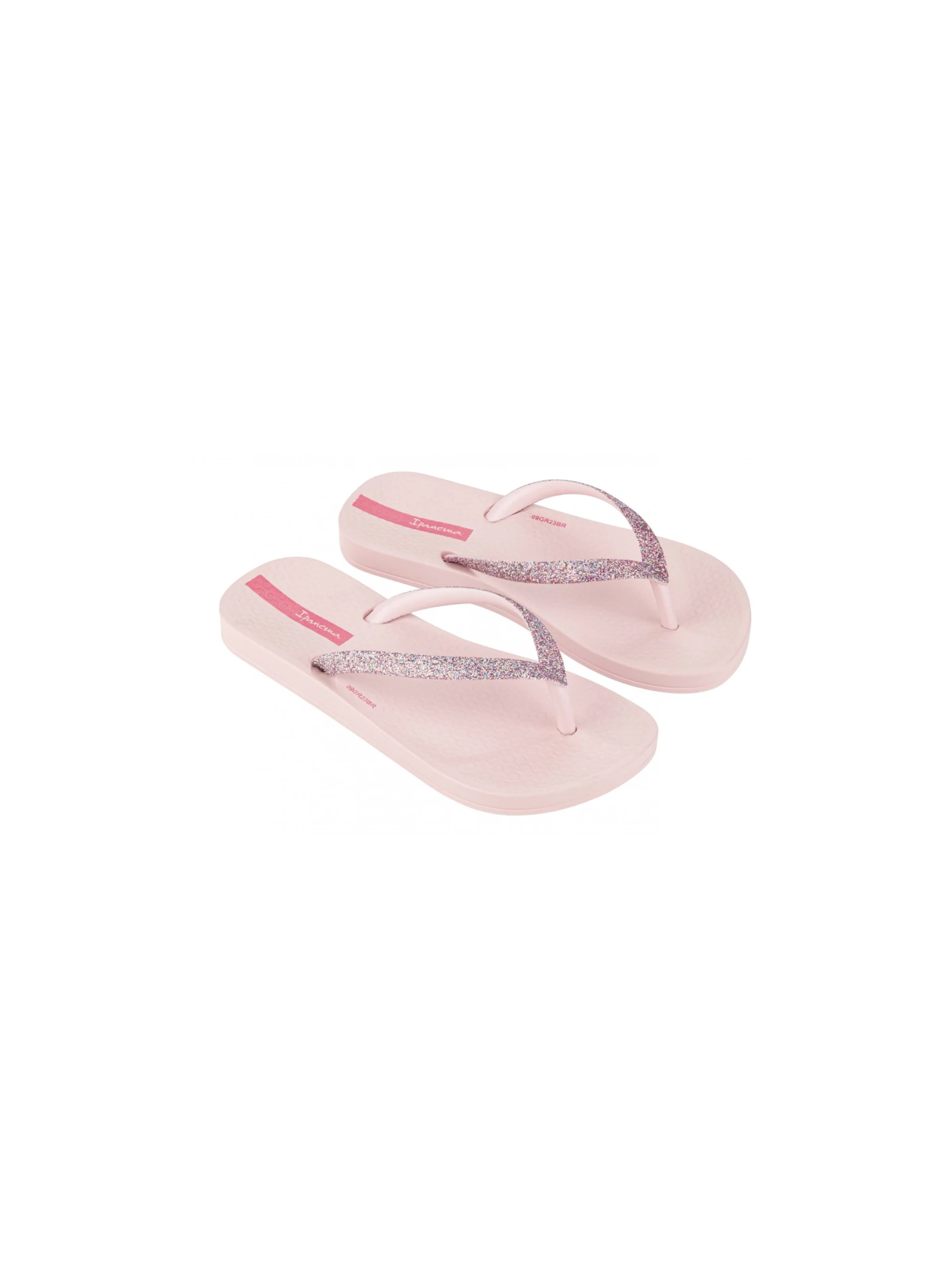 Infradito "Anatomica Lolita" Ipanema rosa con glitter