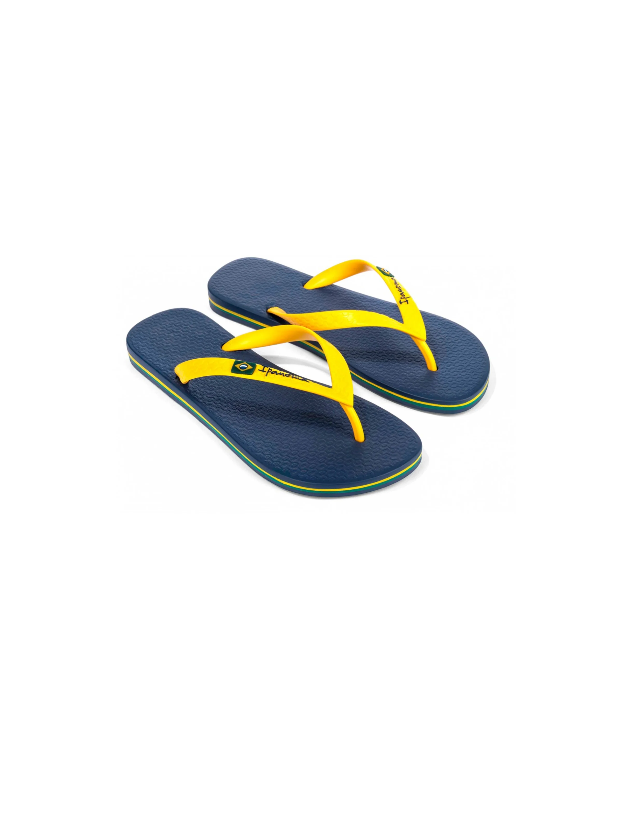 Infradito "Clas Brasil II" Ipanema blu con inserti gialli