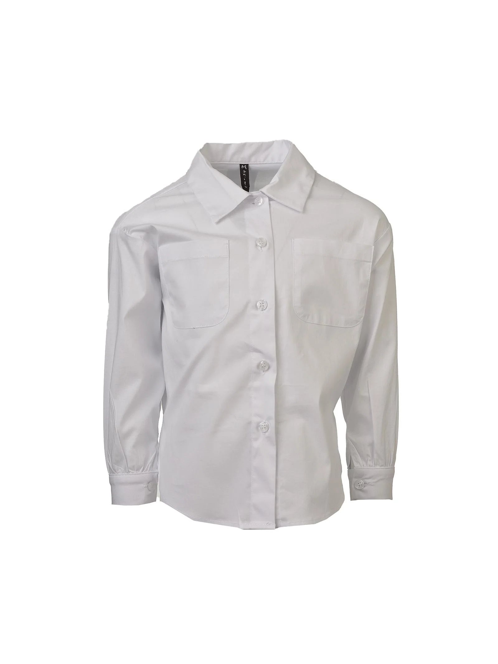 Camicia bianca con tasche