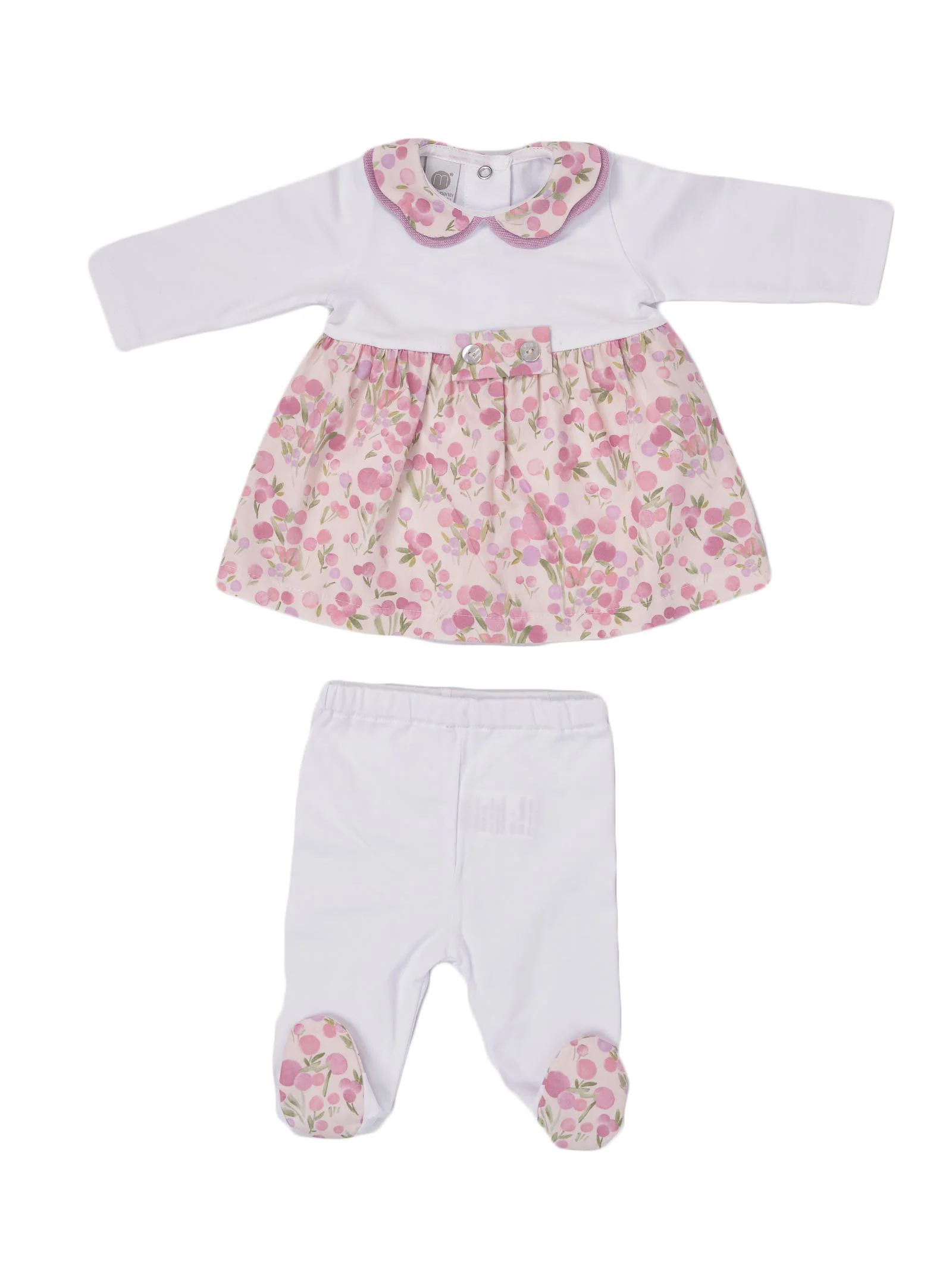 Completo tutina floreale