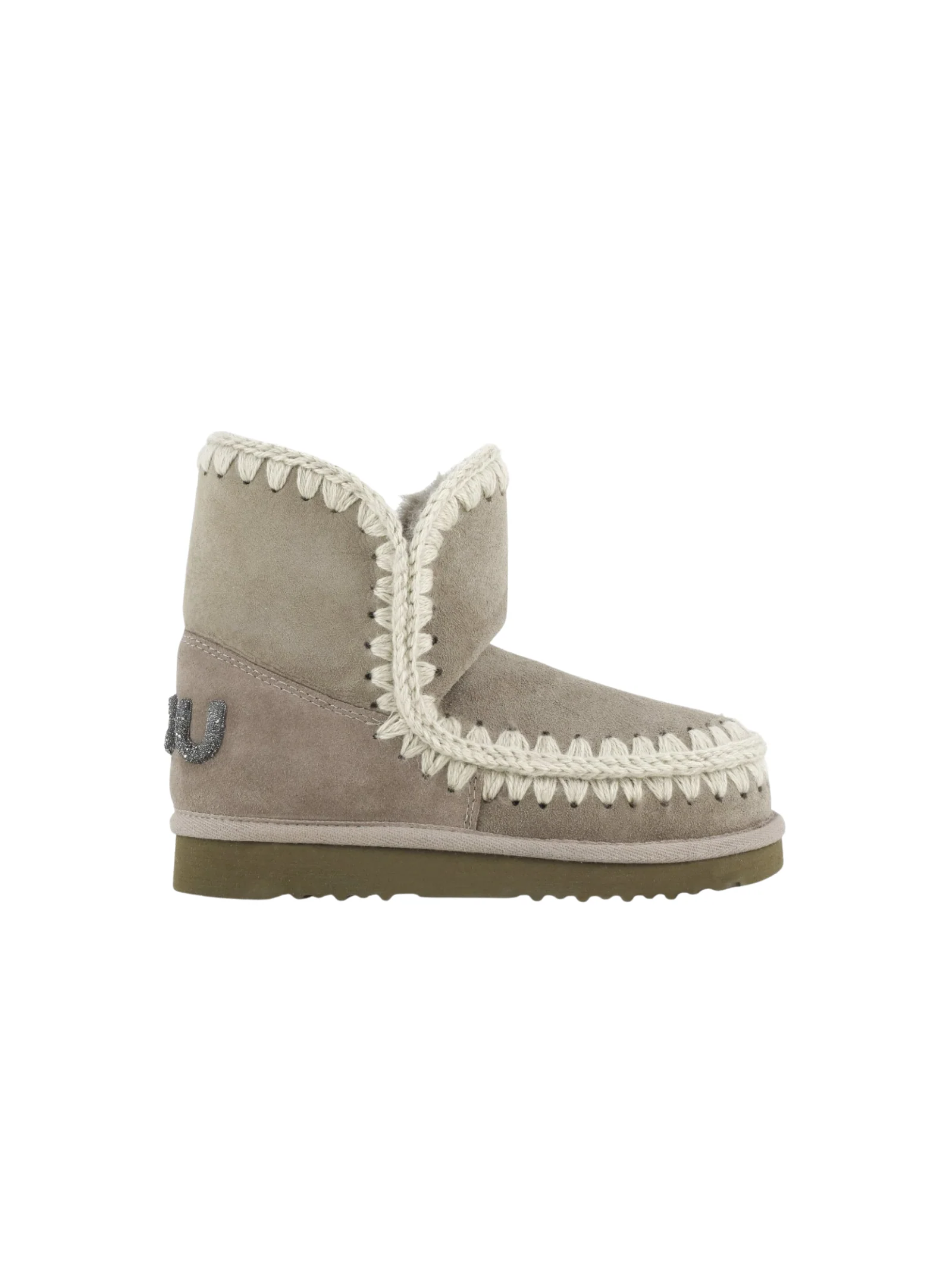 Mou "Eskimo 18 Suede - Glitter Logo" grigio