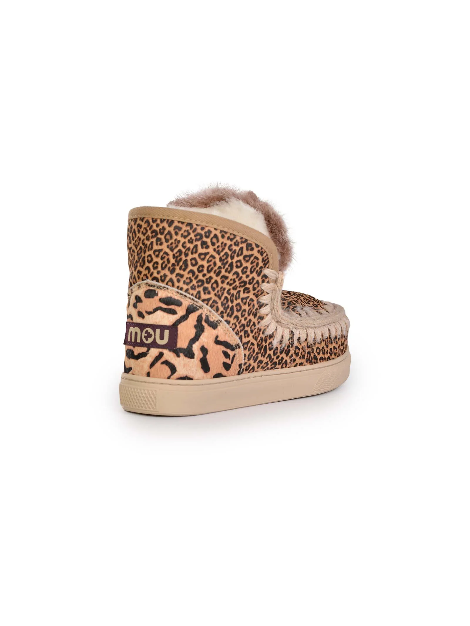 Sneakers eskimo  con patchwork animalier - Image 7