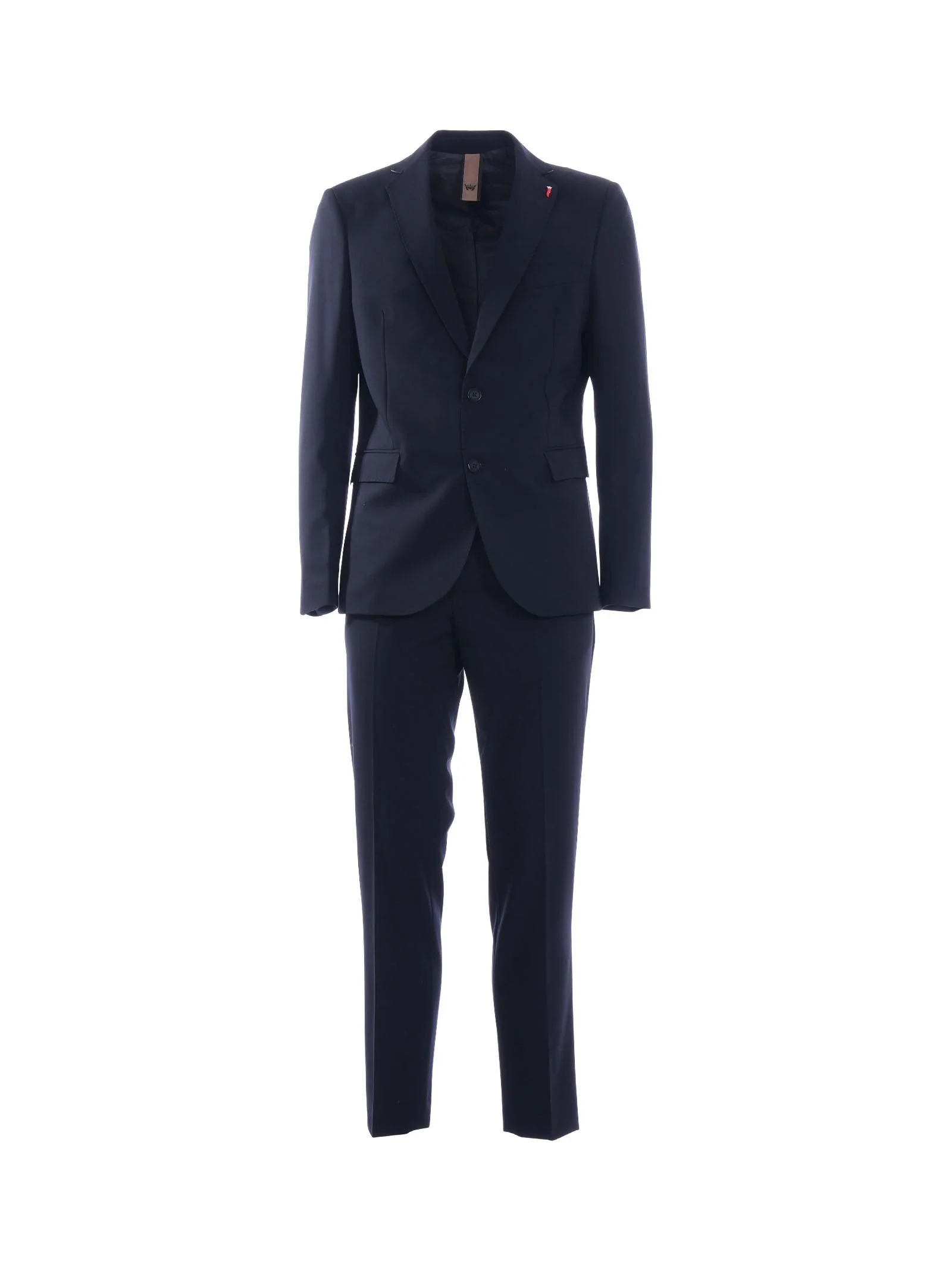 Abito Mulish blu con charm decorativo a contrasto