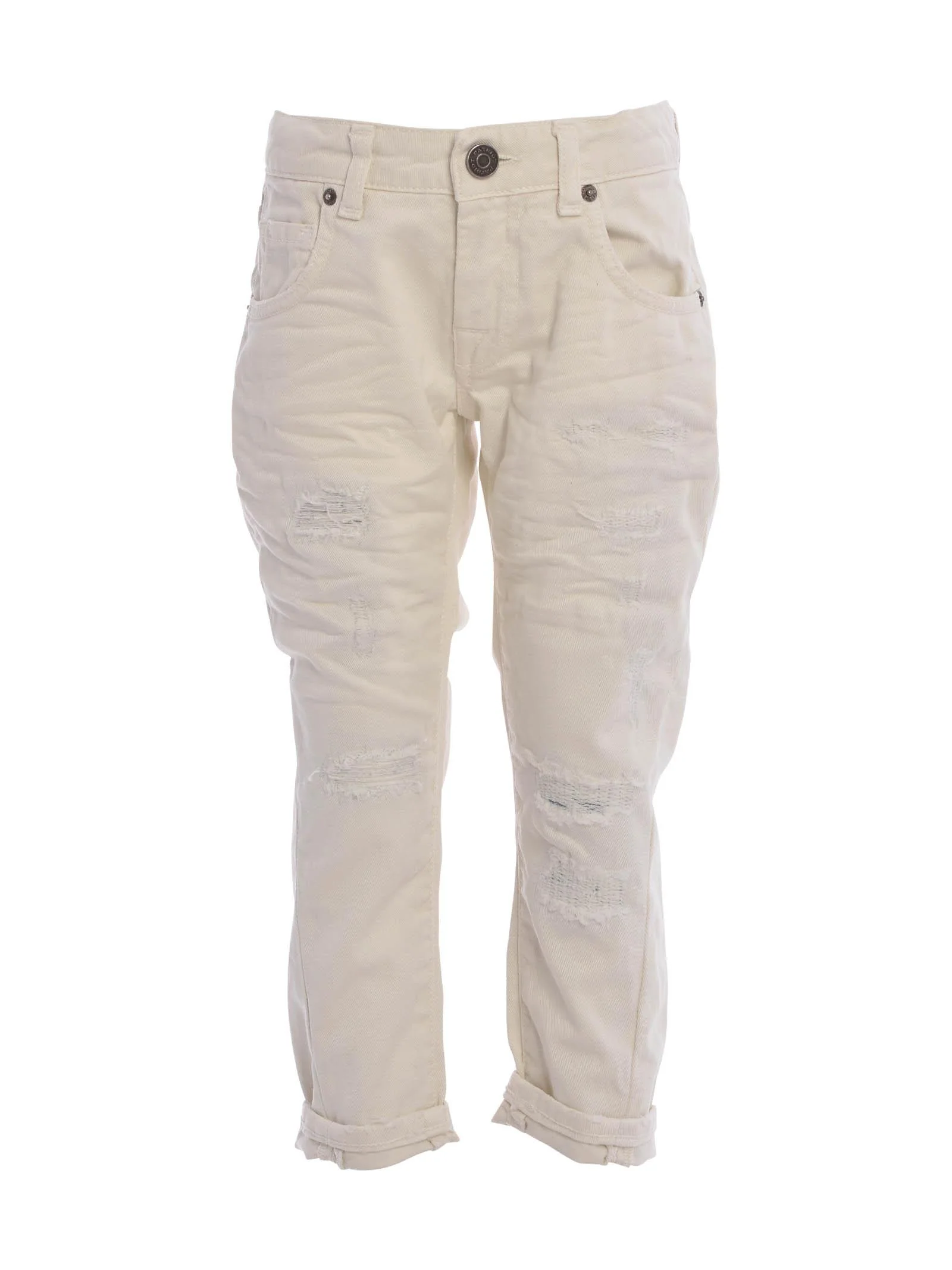 Jeans denim bianco