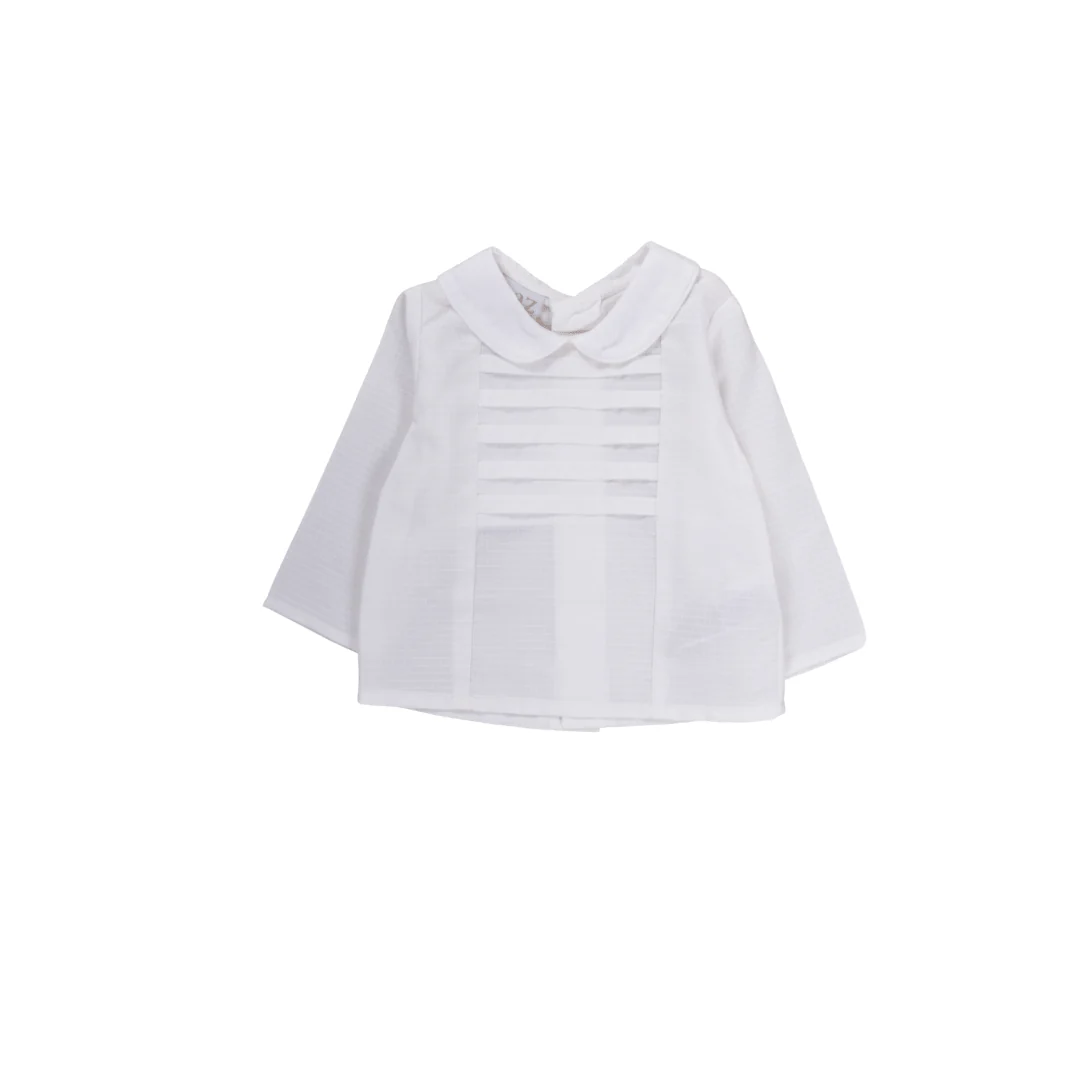 Camicia bianca dettaglio Paz Rodriguez