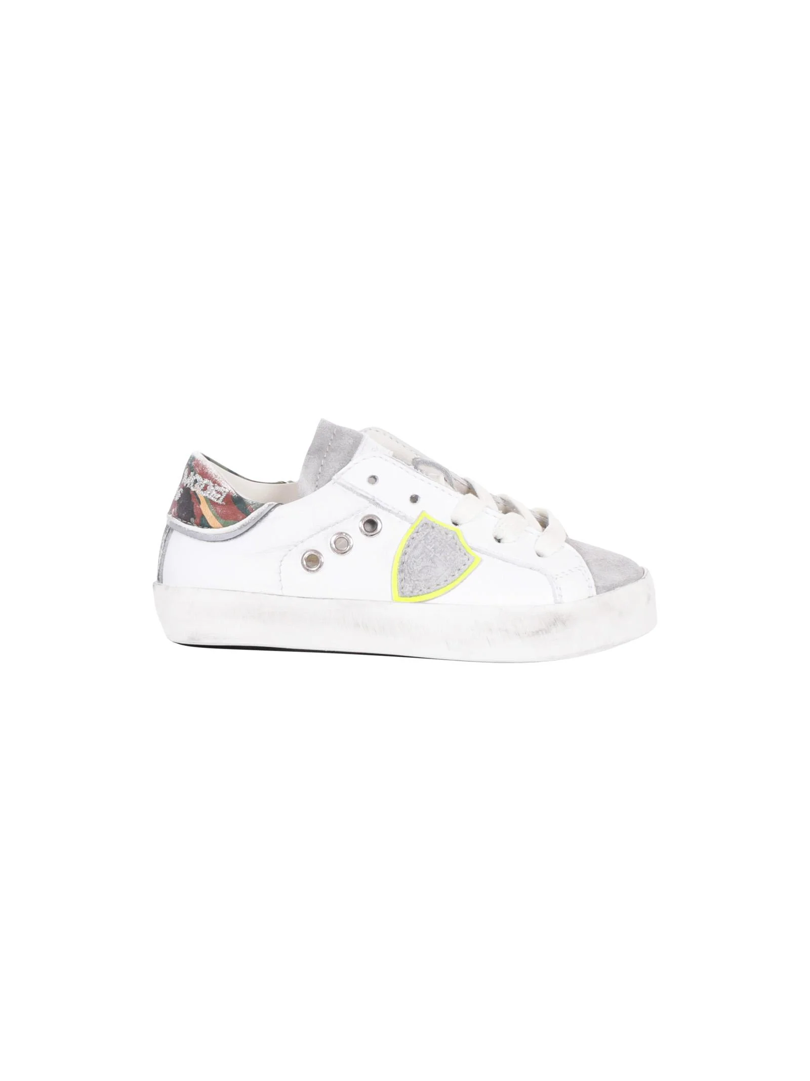 Sneakers bambino Philippe Model pelle e camoscio