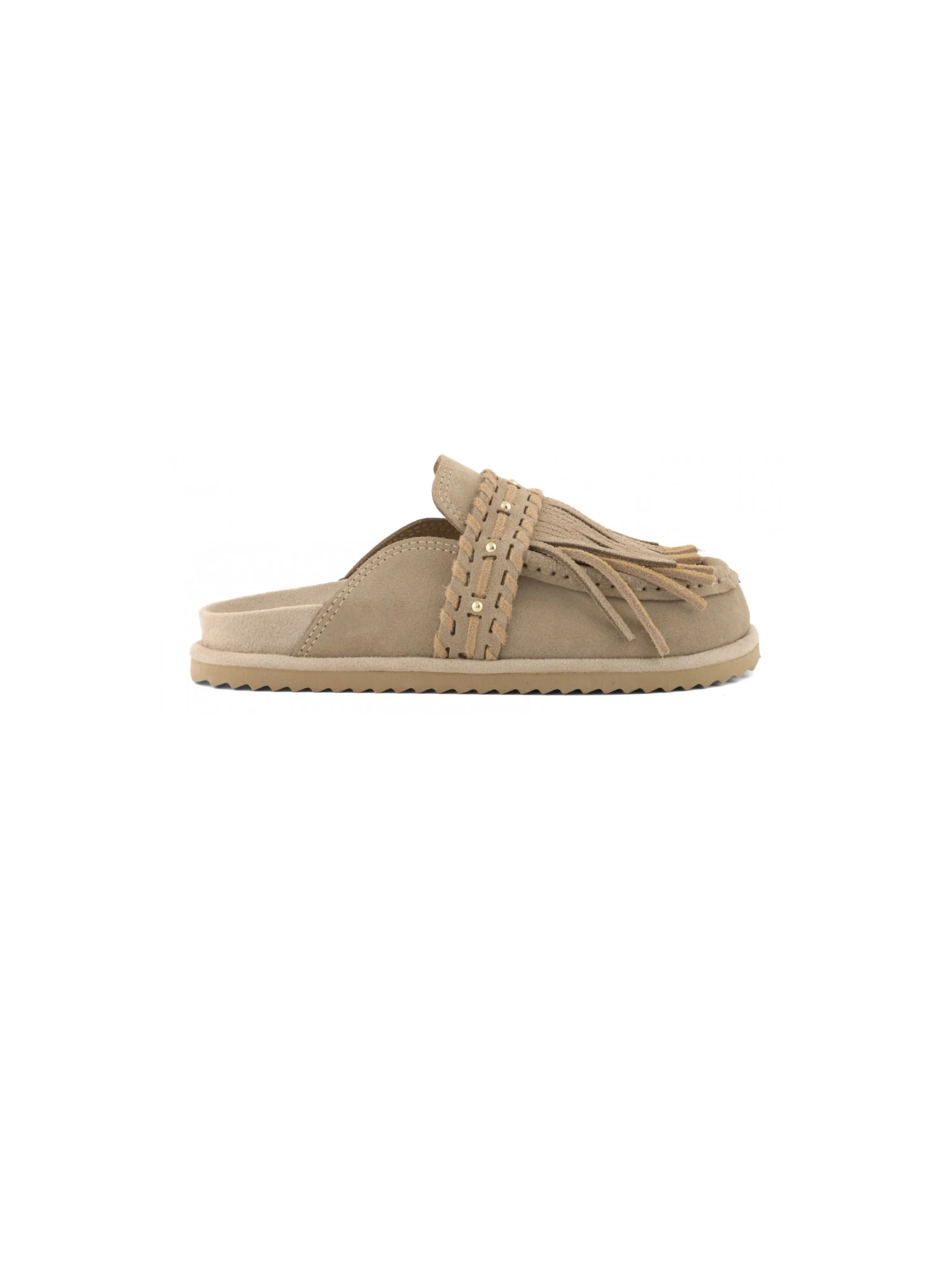 Sabot Colors Of California beige con frange