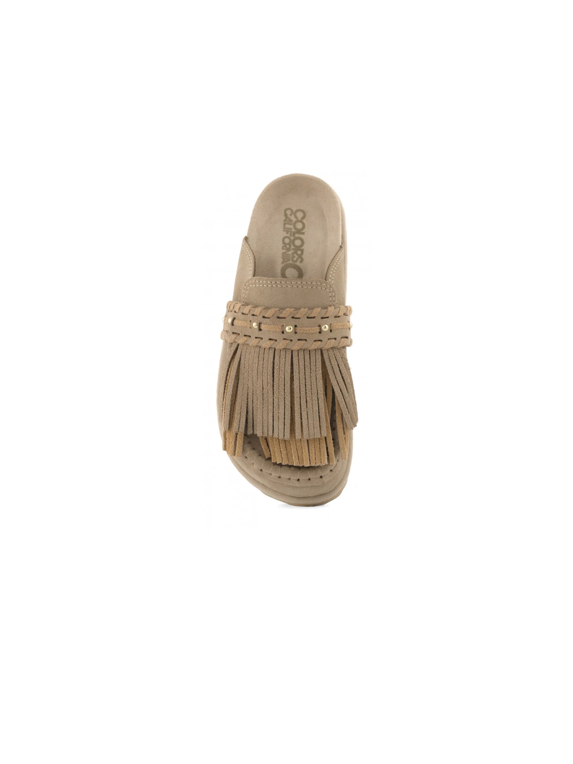 Sabot Colors Of California beige con frange - Image 3