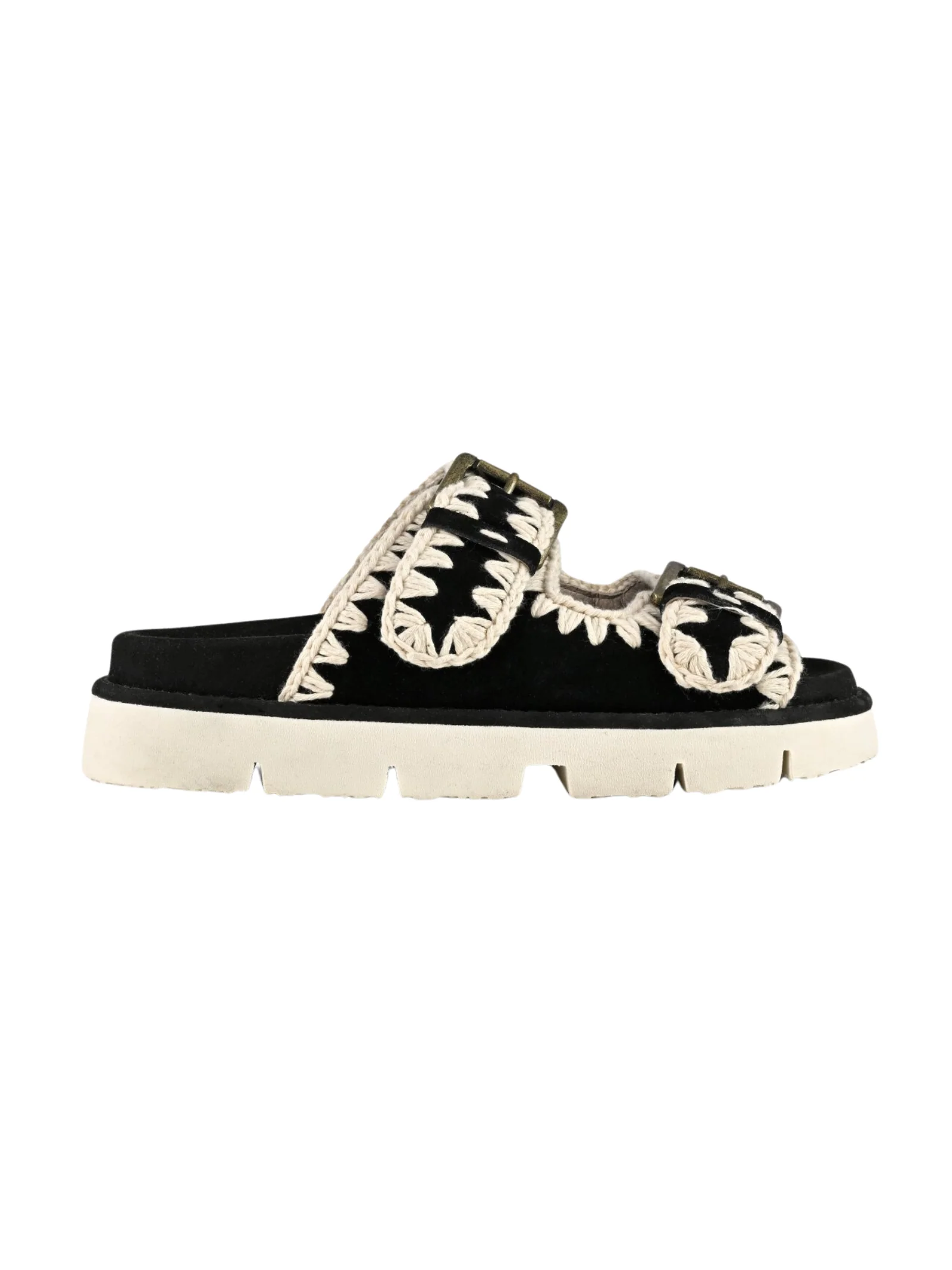 Sandali "bio sandal two buckles" Mou neri