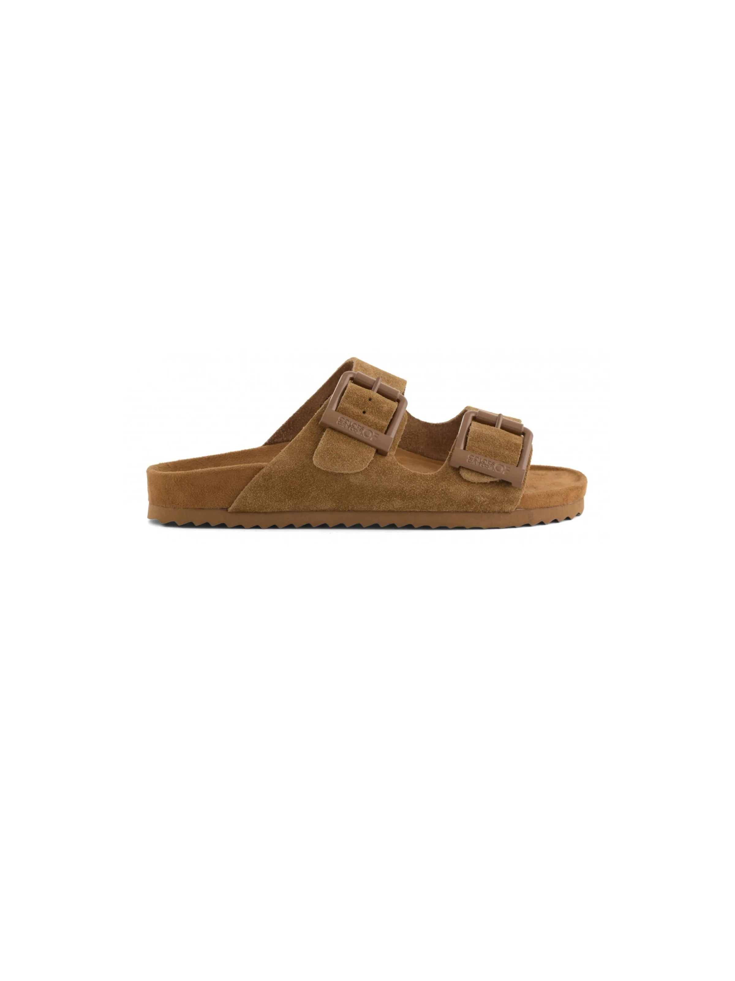Sandali Colors Of California marrone in pelle scamosciata