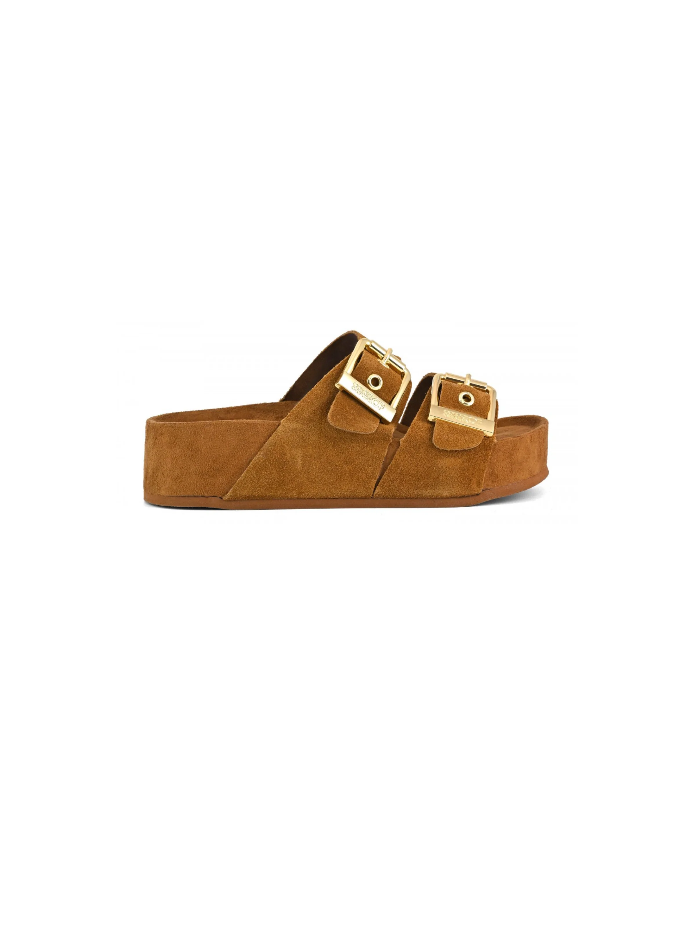 Sandali fussbett alto Colors Of California marrone