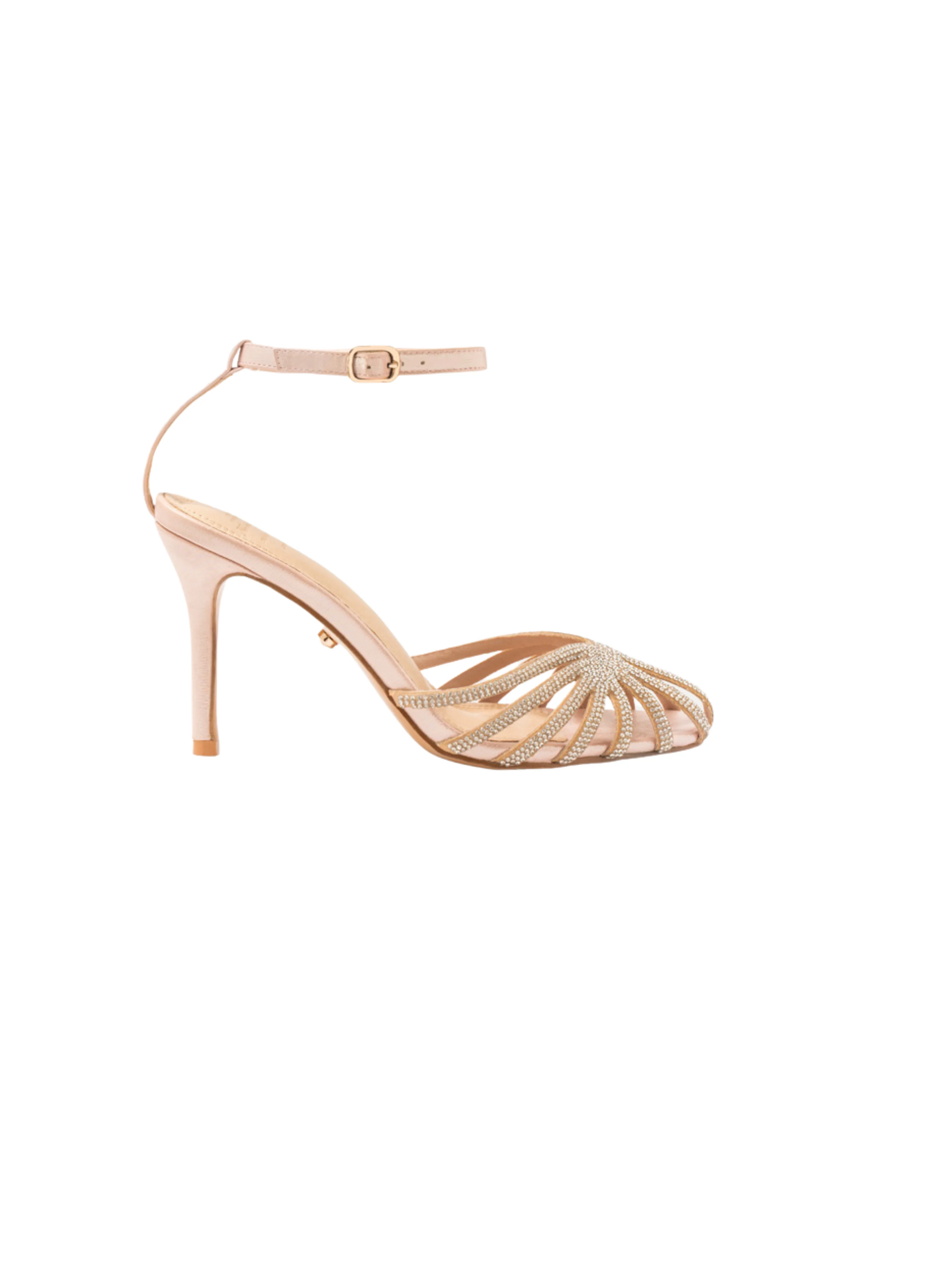 Sandali gioiello "Los Angeles" TwentyFouraitch rosa cipria