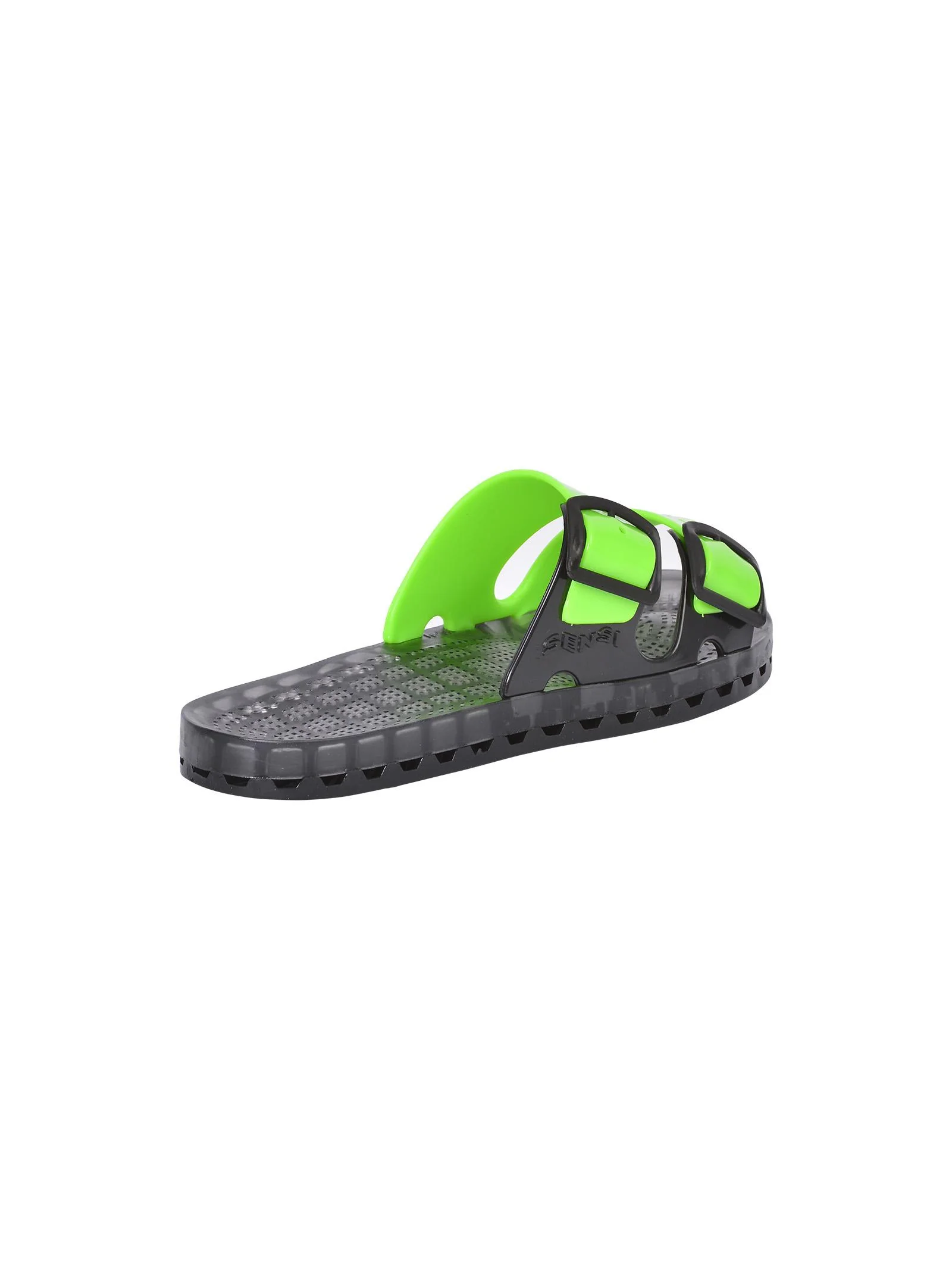 Ciabatte La jolla Black Fluo verde - Image 3