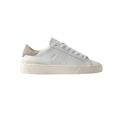 Sneakers "Sonica Calf" D.a.t.e. bianche e grigie