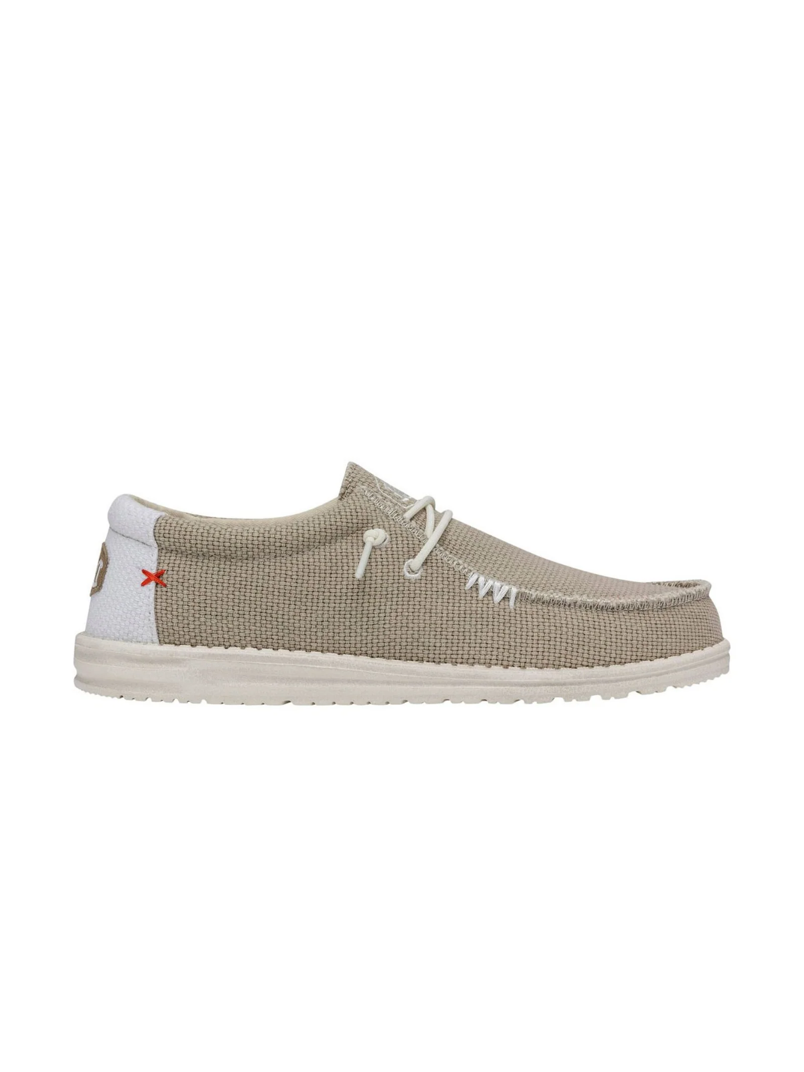 Sneakers "wally braided" Hey Dude tortora e bianco