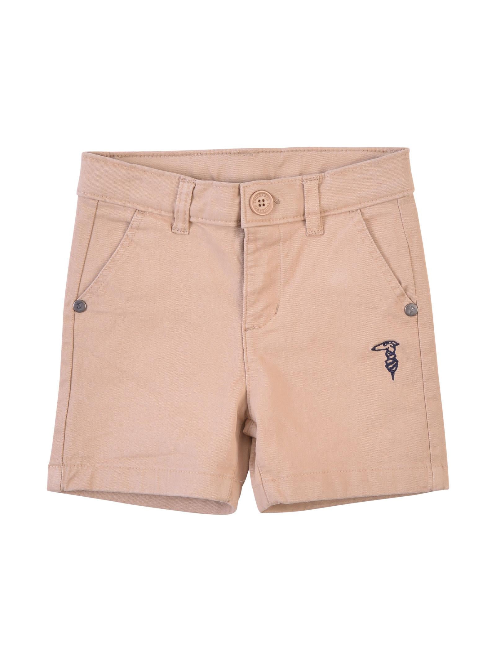 Bermuda in cotone beige