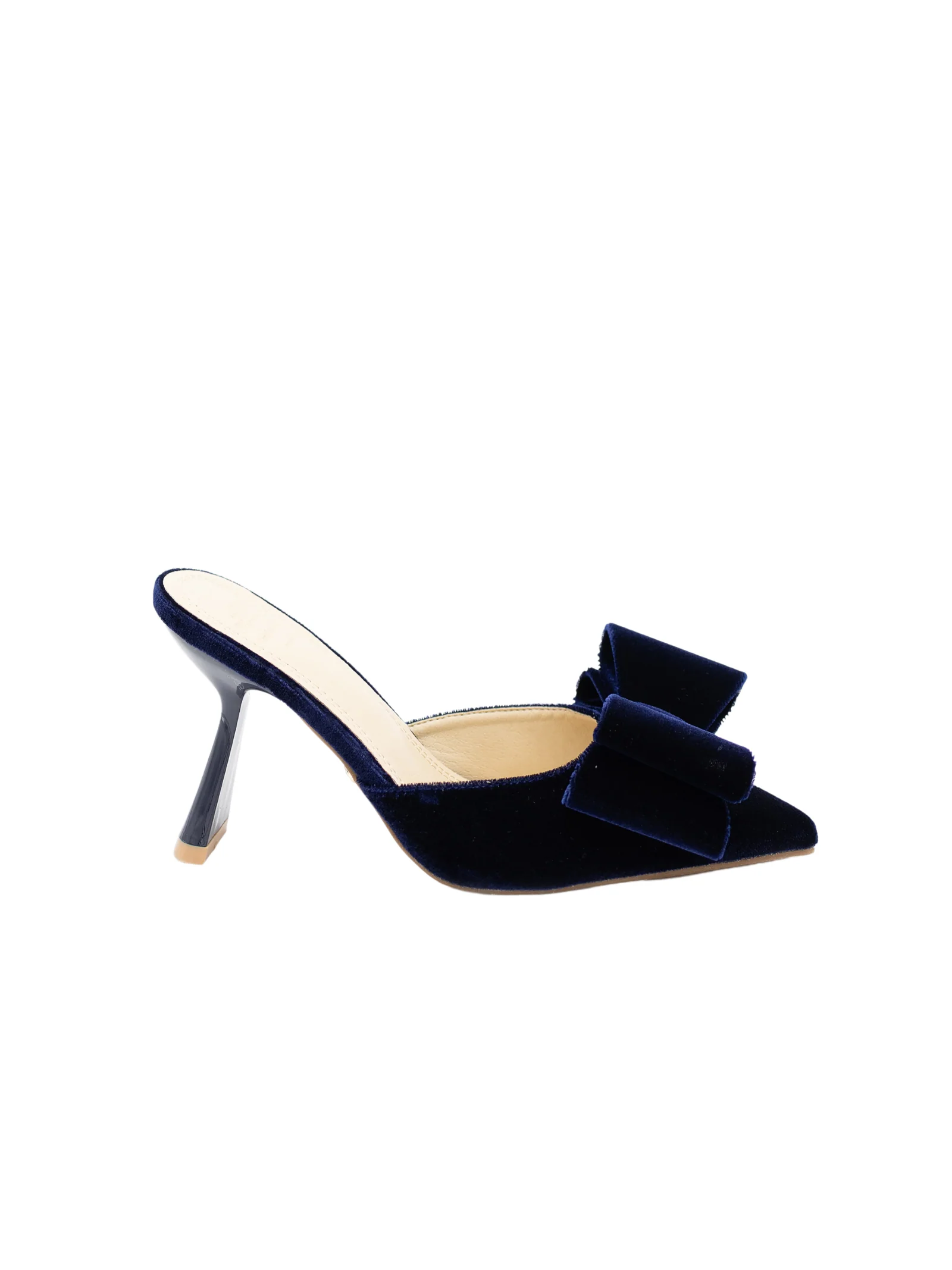 Sabot TwentyFourhaitch Martineau blu in velluto