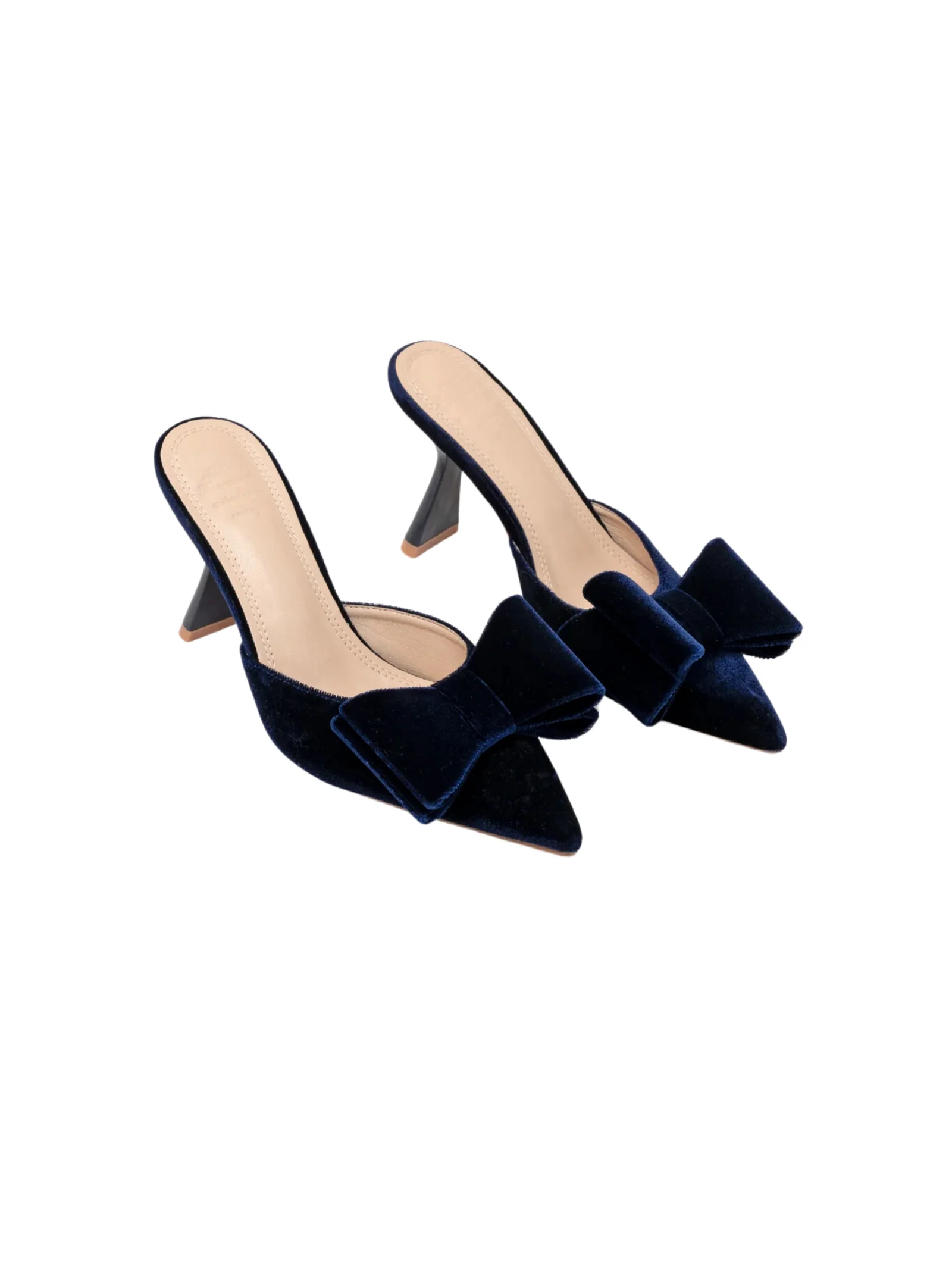 Sabot TwentyFourhaitch Martineau blu in velluto - Image 2