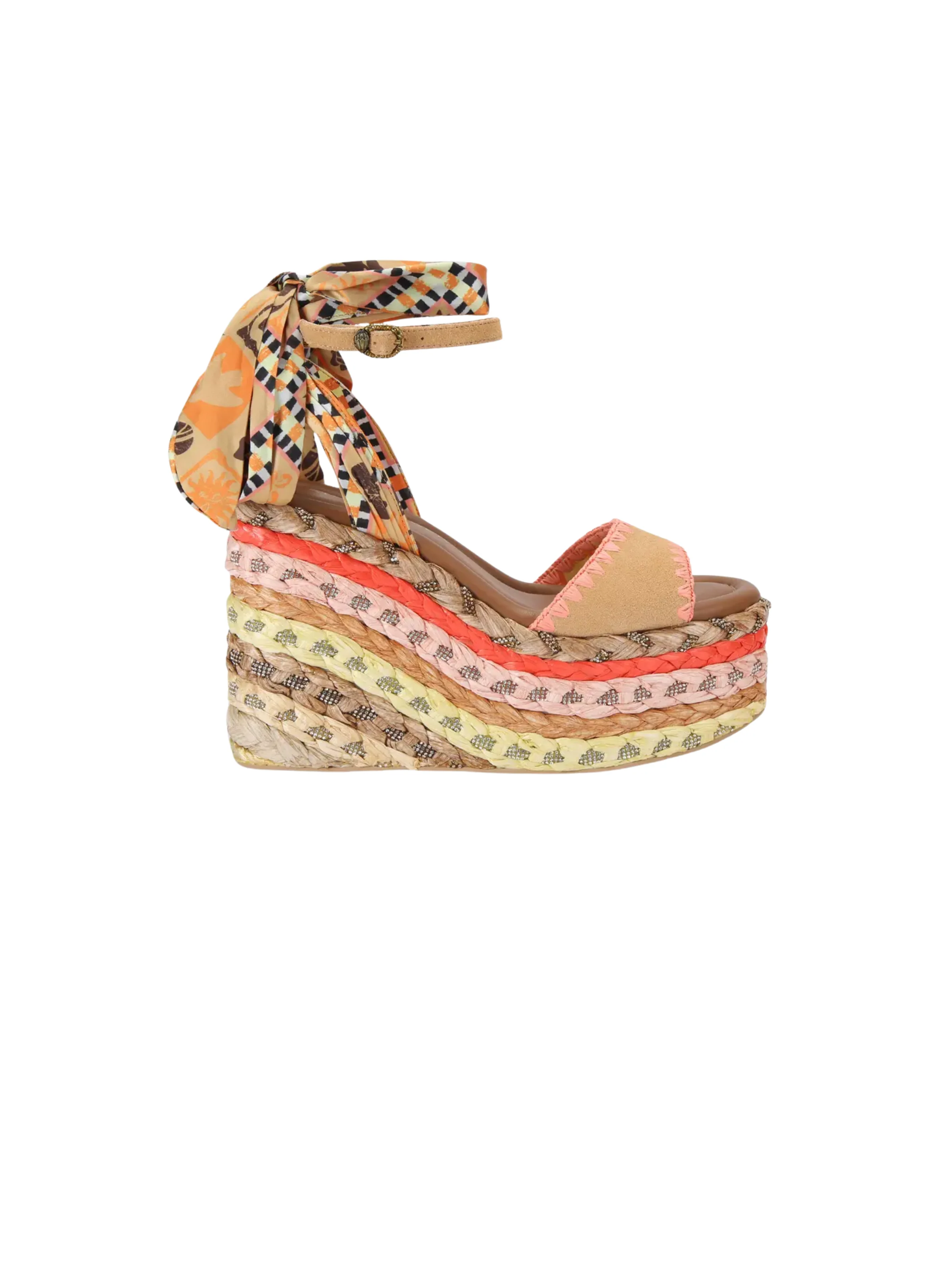 Zeppa "Chelsea Scarf Wedge" Kurt Geiger in suede